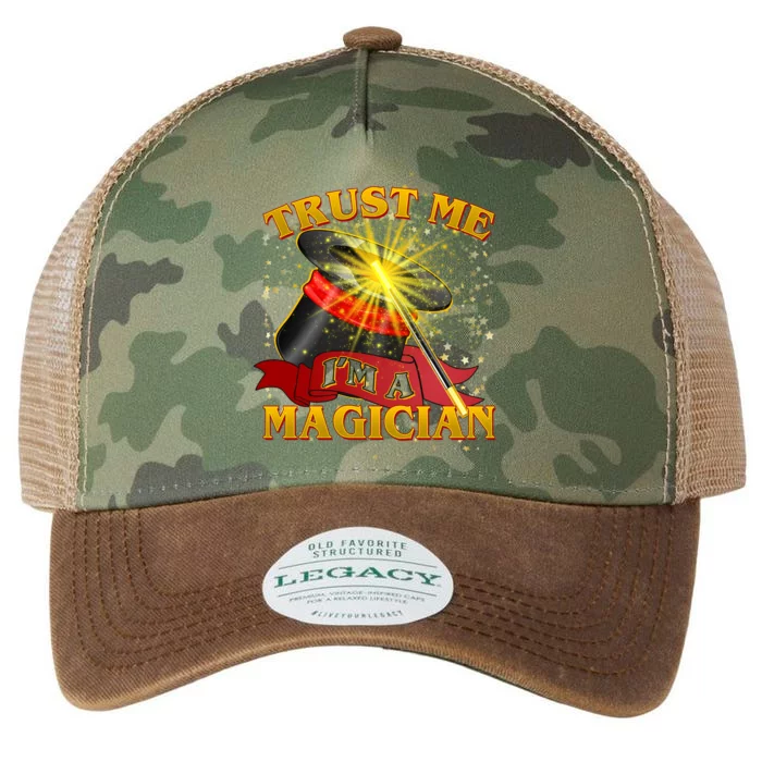 Trust Me I'm A Magician Funny Legacy Tie Dye Trucker Hat