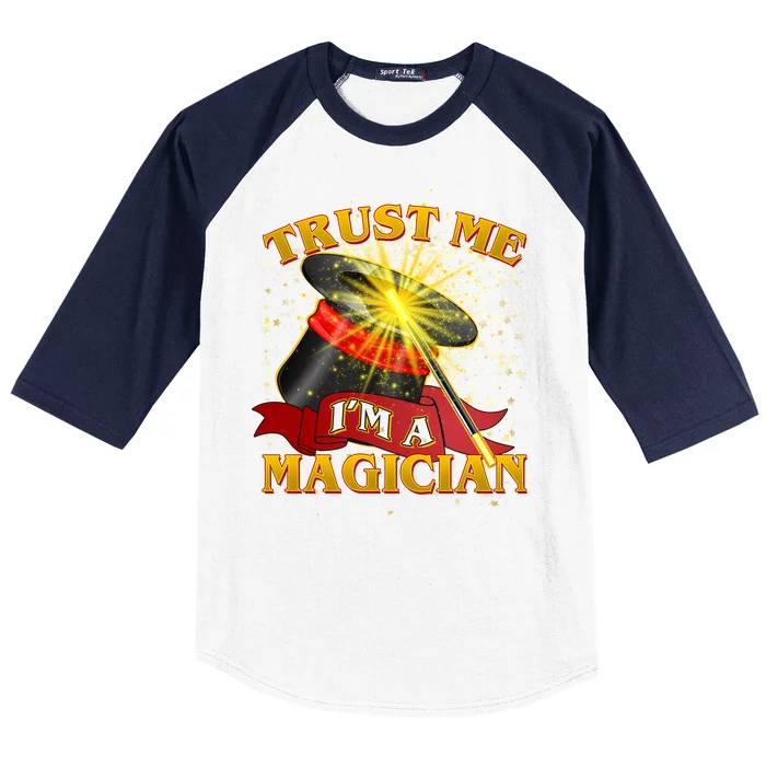 Trust Me I'm A Magician Funny Baseball Sleeve Shirt