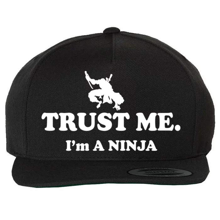 Trust Me I'm A Ninja Wool Snapback Cap