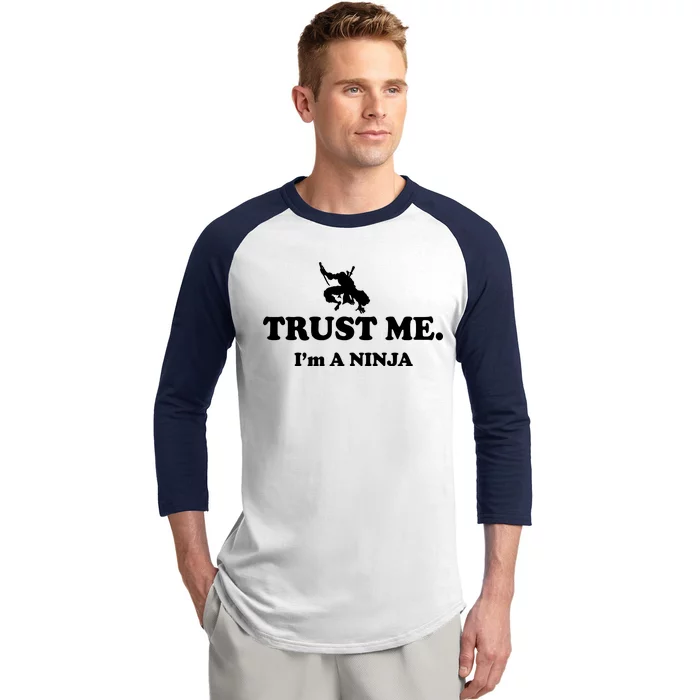 Trust Me I'm A Ninja Baseball Sleeve Shirt