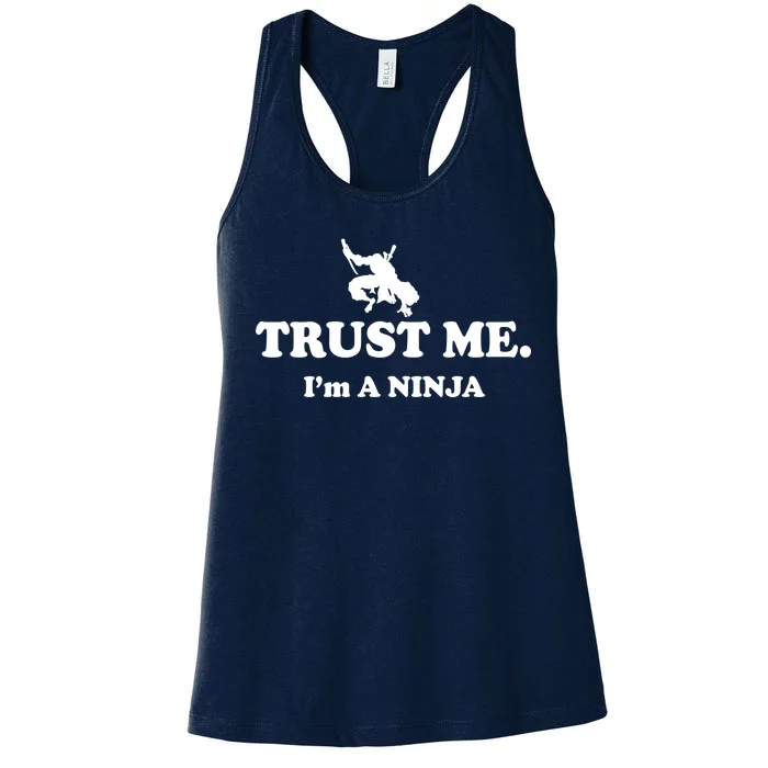 Trust Me I'm A Ninja Women's Racerback Tank