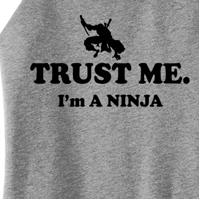 Trust Me I'm A Ninja Women’s Perfect Tri Rocker Tank