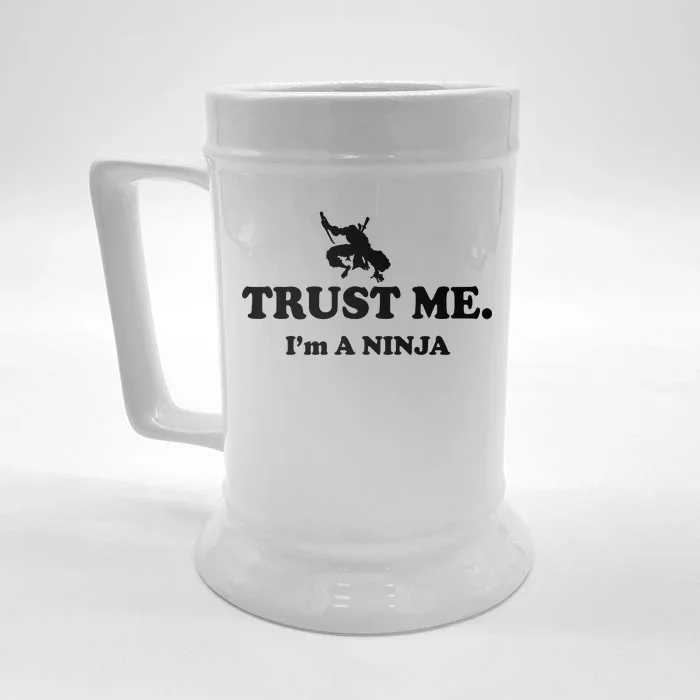 Trust Me I'm A Ninja Front & Back Beer Stein