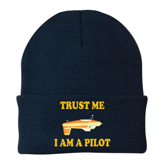 Trust Me I'm A Pilot Knit Cap Winter Beanie