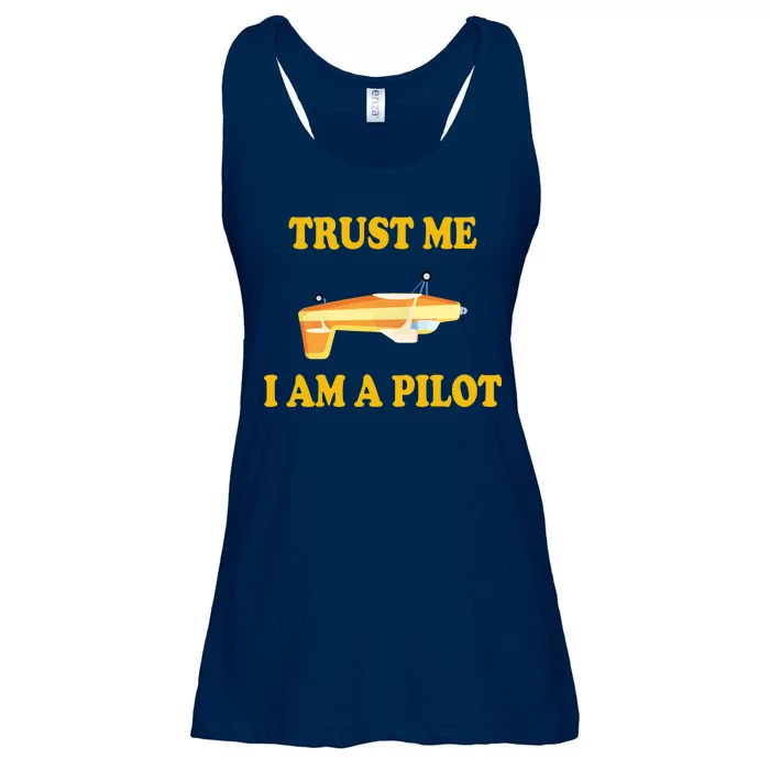 Trust Me I'm A Pilot Ladies Essential Flowy Tank