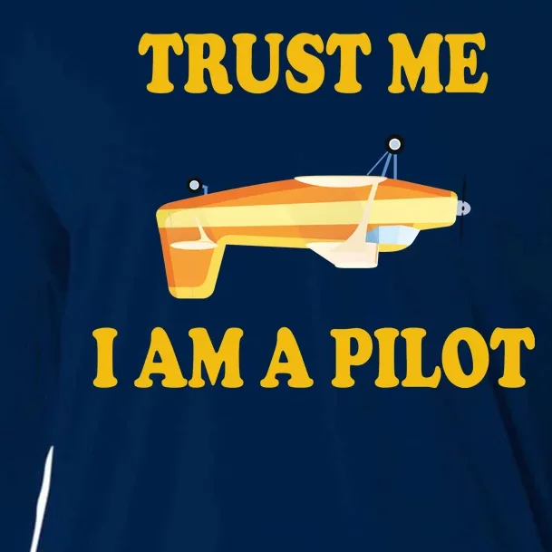 Trust Me I'm A Pilot Cooling Performance Long Sleeve Crew