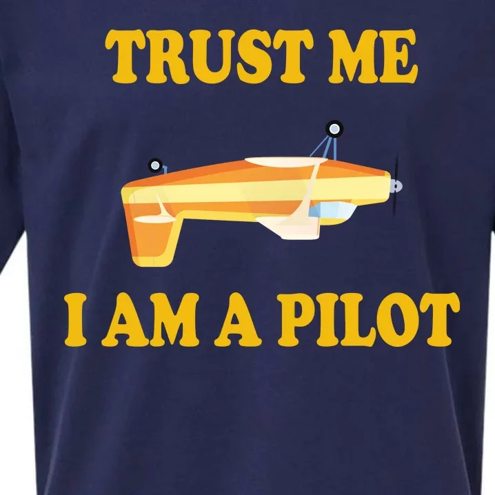 Trust Me I'm A Pilot Sueded Cloud Jersey T-Shirt