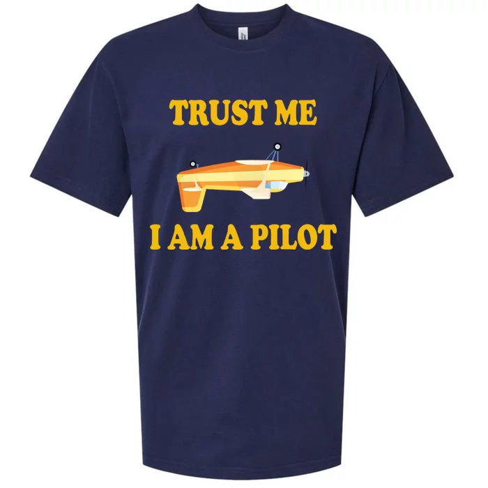 Trust Me I'm A Pilot Sueded Cloud Jersey T-Shirt