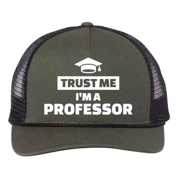 Trust Me I'm A Professor Retro Rope Trucker Hat Cap