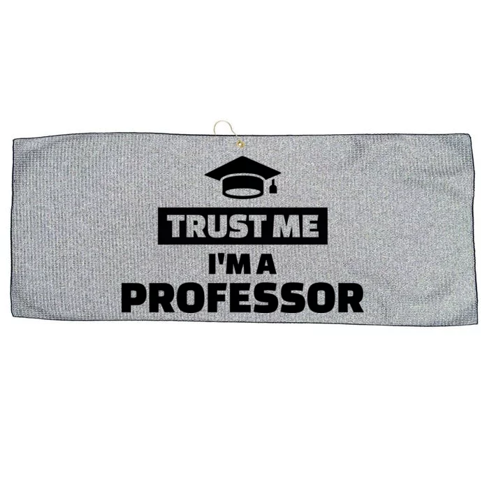 Trust Me I'm A Professor Large Microfiber Waffle Golf Towel