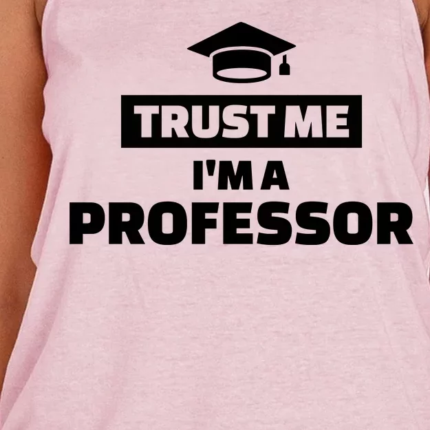 Trust Me I'm A Professor Women's Knotted Racerback Tank