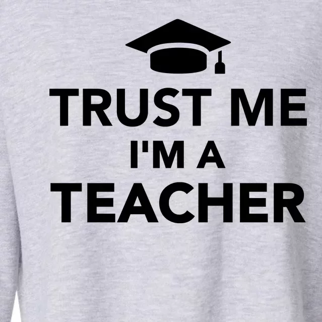 Trust Me I'm A Teacher Cropped Pullover Crew