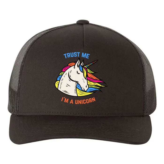 Trust Me I'm A Unicorn Yupoong Adult 5-Panel Trucker Hat