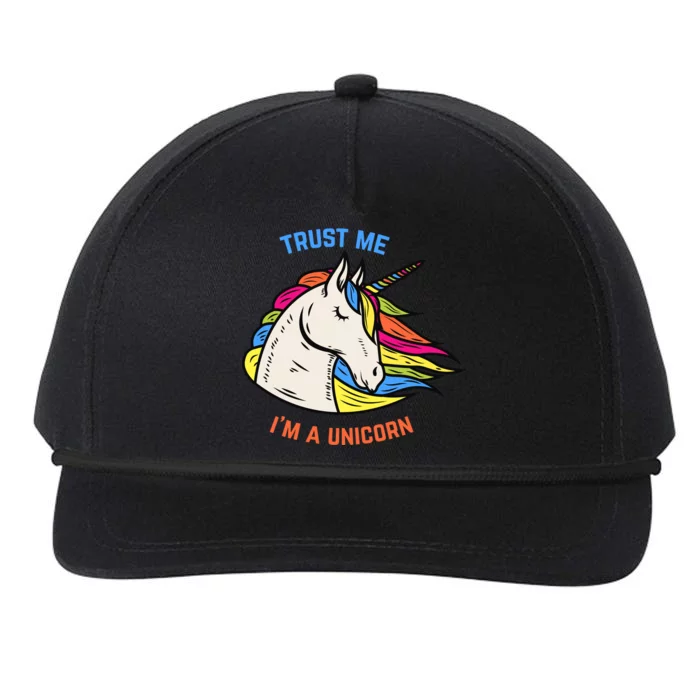 Trust Me I'm A Unicorn Snapback Five-Panel Rope Hat