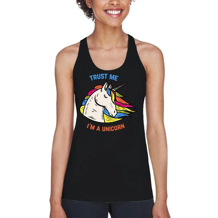 Trust Me I'm A Unicorn Women's Racerback Tank