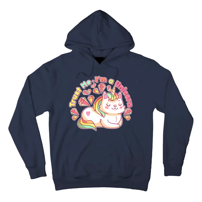 Trust Me I'm A Unicorn Cat Hoodie