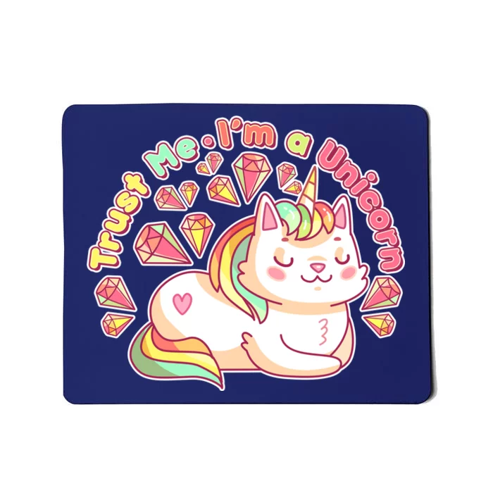 Trust Me I'm A Unicorn Cat Mousepad