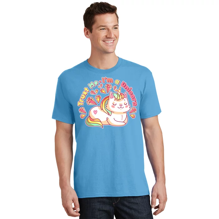 Trust Me I'm A Unicorn Cat T-Shirt