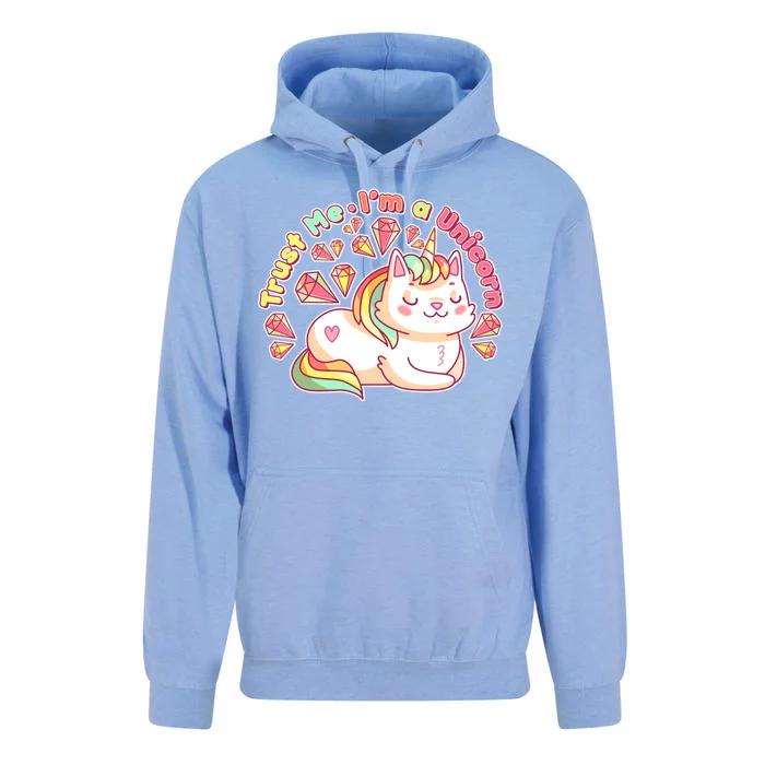 Trust Me I'm A Unicorn Cat Unisex Surf Hoodie