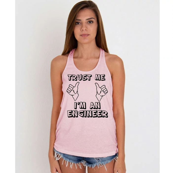 Trust Me I'm An Engineer Women's Knotted Racerback Tank