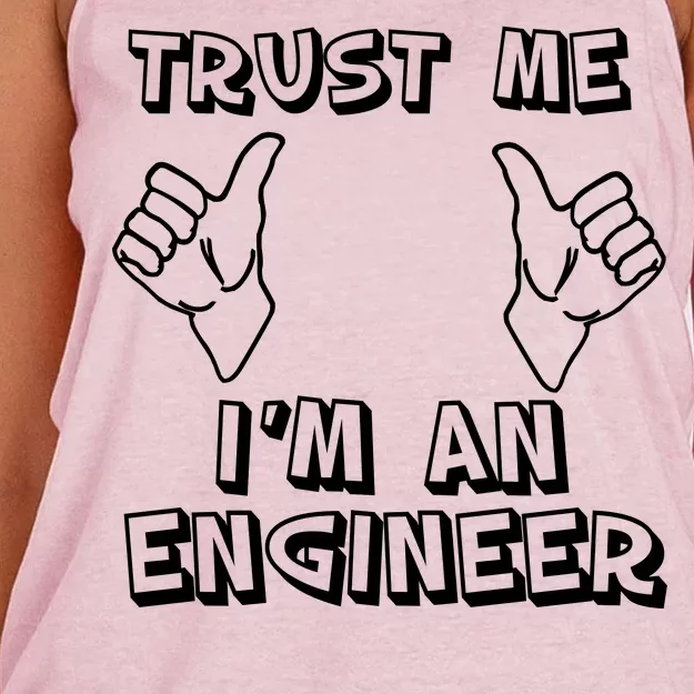 Trust Me I'm An Engineer Women's Knotted Racerback Tank