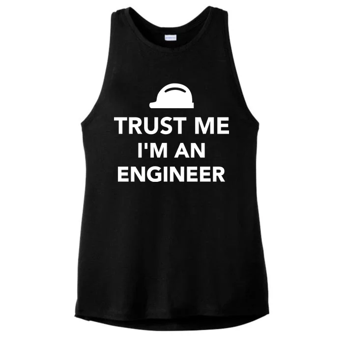 Trust Me I'm An Engineer Funny Ladies Tri-Blend Wicking Tank