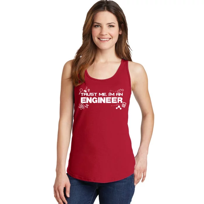 Trust Me I'm An Engineer Funny Job Title Ladies Essential Tank