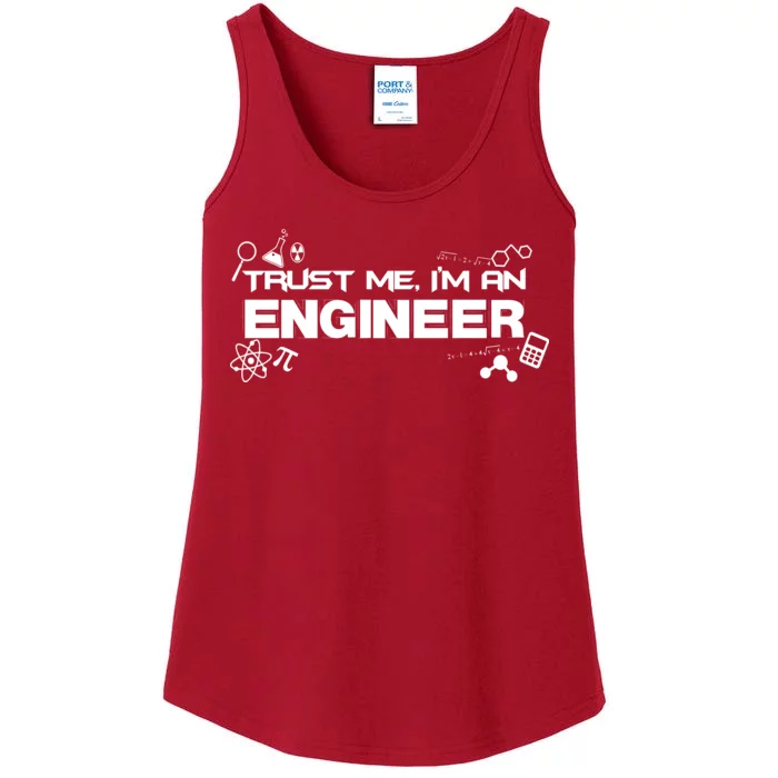 Trust Me I'm An Engineer Funny Job Title Ladies Essential Tank