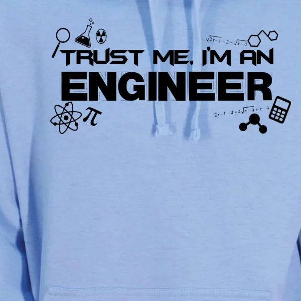 Trust Me I'm An Engineer Funny Job Title Unisex Surf Hoodie