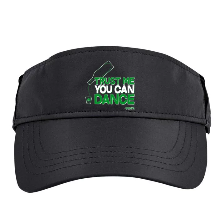 Trust Me You Can Dance Vodka St Patricks Day Adult Drive Performance Visor