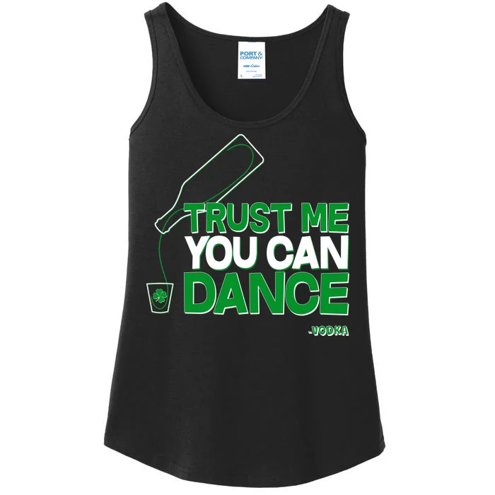 Trust Me You Can Dance Vodka St Patricks Day Ladies Essential Tank