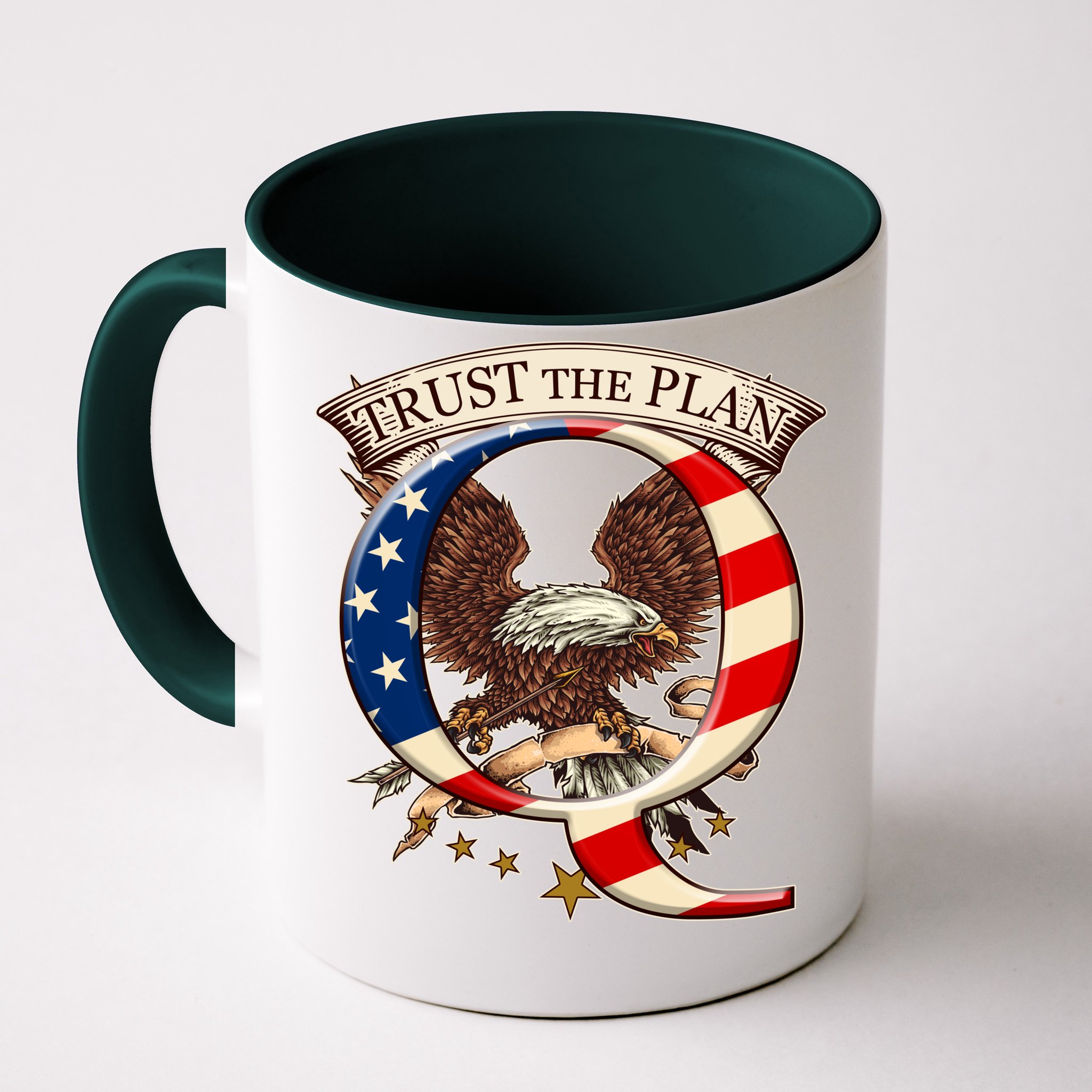 American Eagle Patriotic America 4th of July Proud USA Mug Merica Flag Coffee 