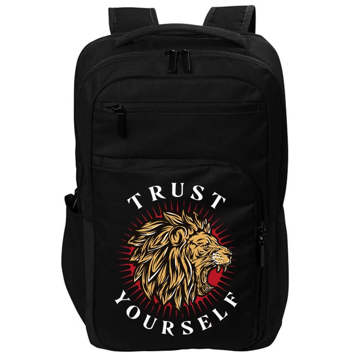 Trust Yourself Lion Impact Tech Backpack