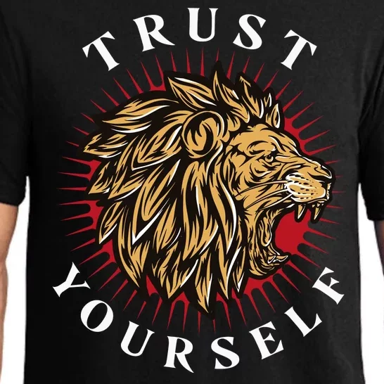 Trust Yourself Lion Pajama Set