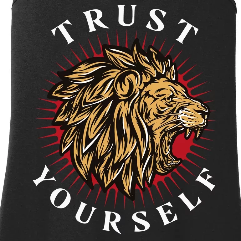 Trust Yourself Lion Ladies Essential Tank