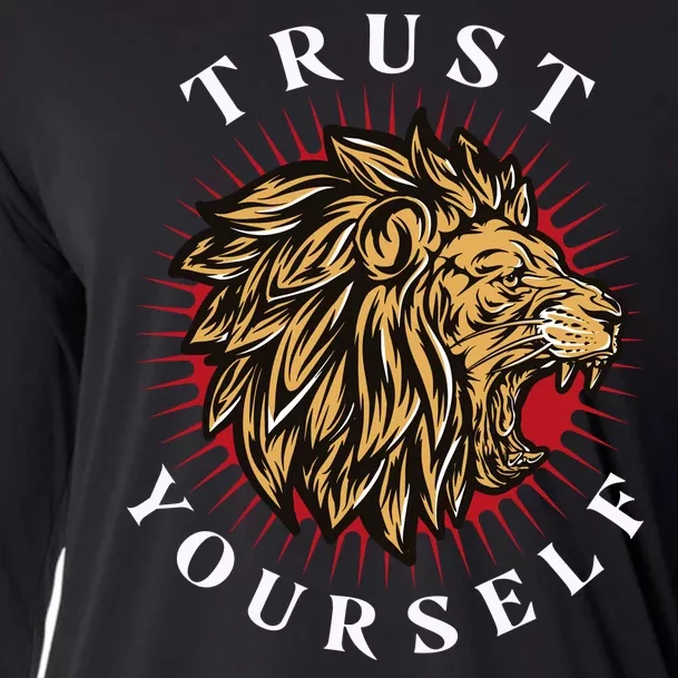 Trust Yourself Lion Cooling Performance Long Sleeve Crew