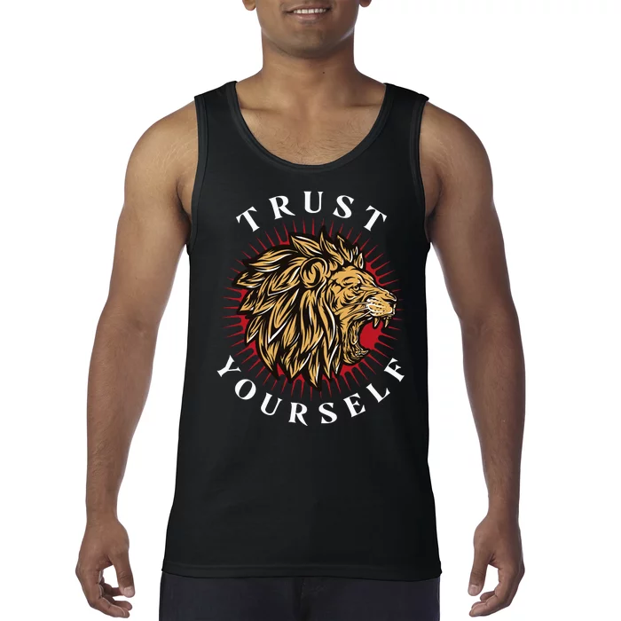 Trust Yourself Lion Tank Top