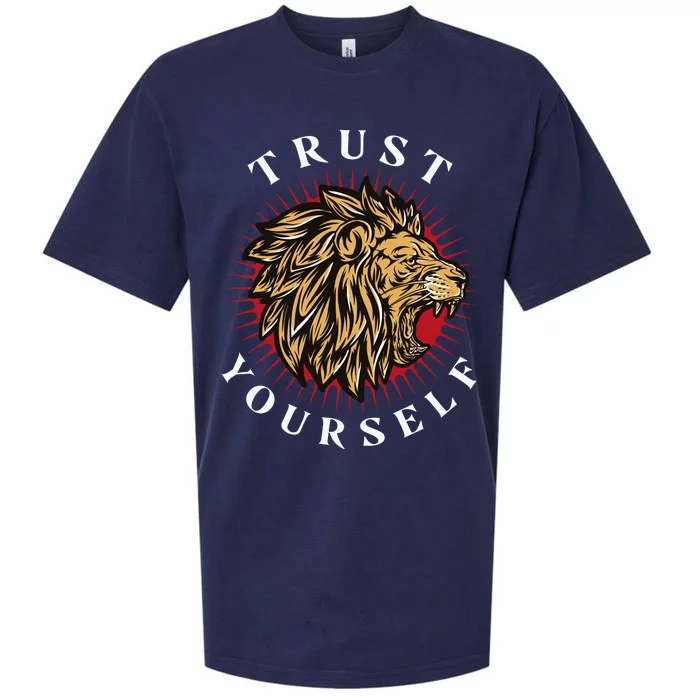 Trust Yourself Lion Sueded Cloud Jersey T-Shirt