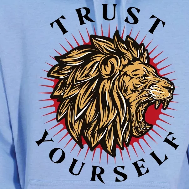 Trust Yourself Lion Unisex Surf Hoodie