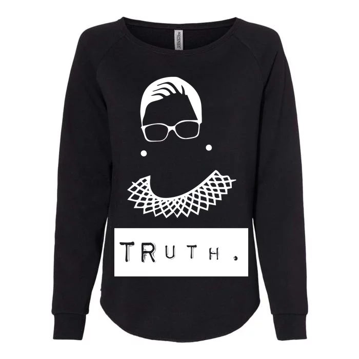 TRuth Ruth Bader Ginsberg Womens California Wash Sweatshirt