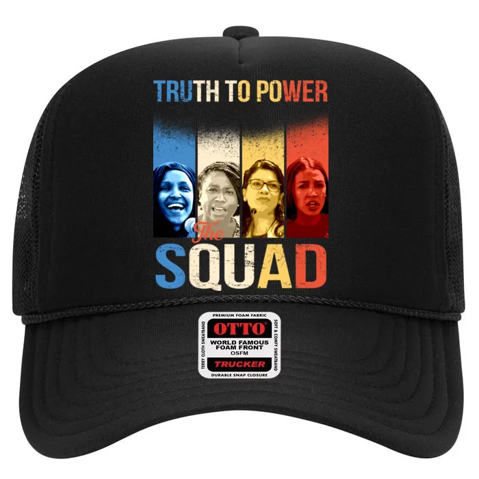 Truth To Power The Squad High Crown Mesh Trucker Hat