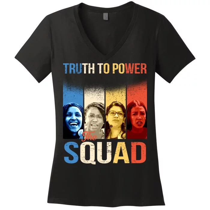 Truth To Power The Squad Women's V-Neck T-Shirt