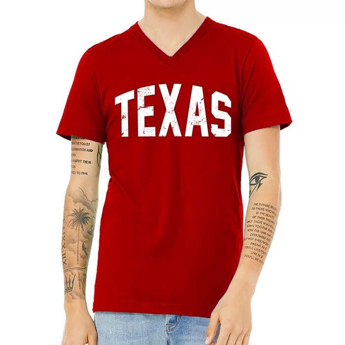 Texas Retro Vintage V-Neck T-Shirt