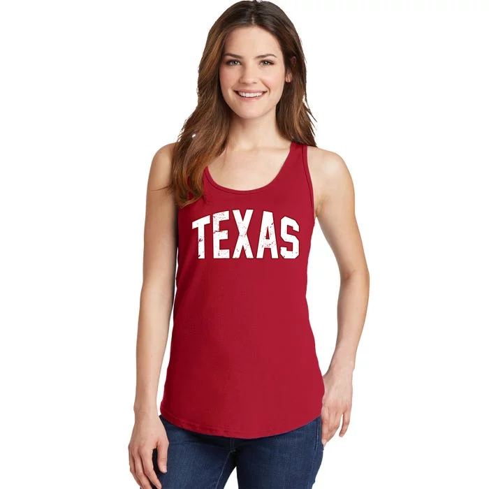 Texas Retro Vintage Ladies Essential Tank