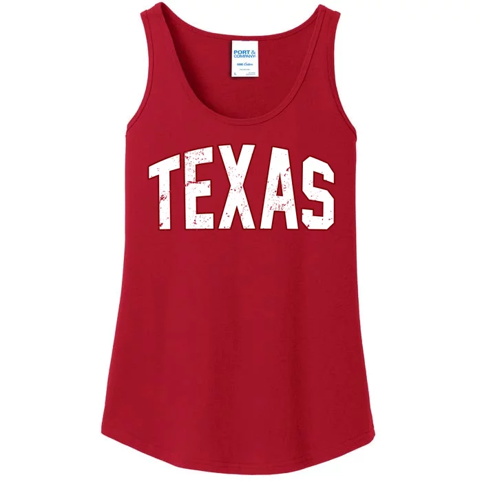 Texas Retro Vintage Ladies Essential Tank