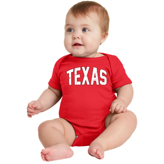 Texas Retro Vintage Baby Bodysuit