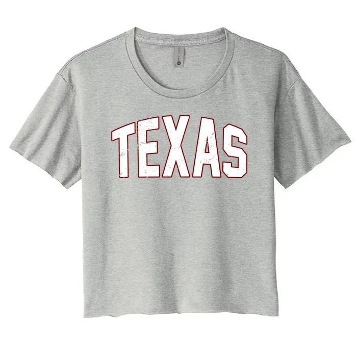 Texas Retro Vintage Women's Crop Top Tee