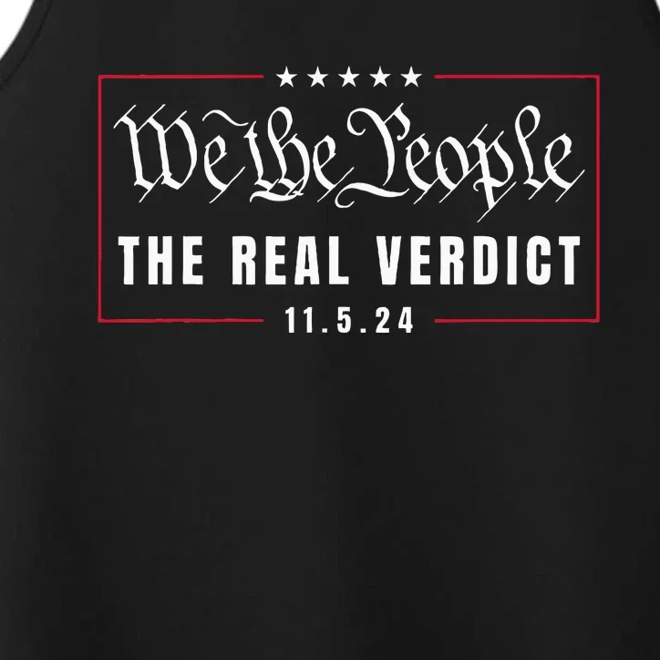 The Real Verdict Is Going To Be November 5th By The People Performance Tank