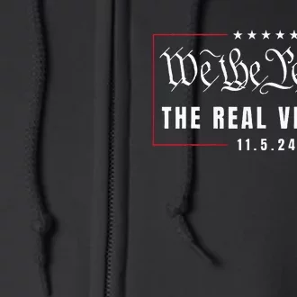 The Real Verdict Is Going To Be November 5th By The People Full Zip Hoodie