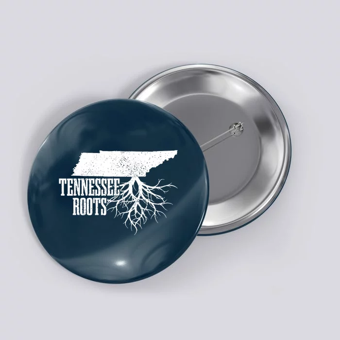 Tennessee Roots Vintage Usa Patriotic Pride State Map Button